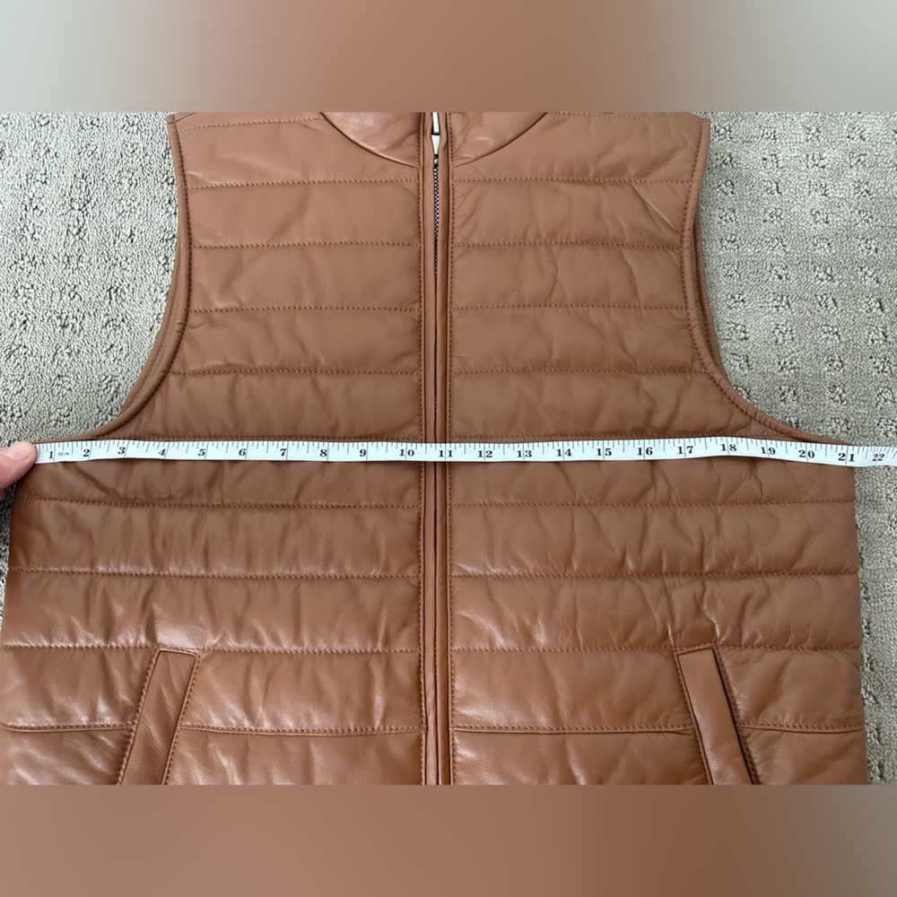 Neiman Marcus lamb leather vest - Picture 9 of 9